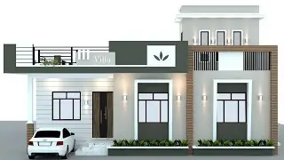 Проект дома 40x51 с 6 спальнями и парковкой, Gopal Architecture.