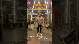High to Low Cable Fly #bodytrasformation #motivation #trending #shorts #gym #health #fitness #short