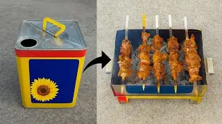 DIY Oil Drum BBQ Grill - Step-by-step Build