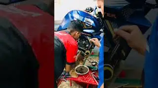 Yamaha FZS V2 Bike engine problem solve #shorts