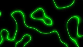 🎬 4K Screensaver &ndash; Moving Green Fluorescent Lines | Abstract Loop (No Audio)