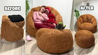 Кресло-мешок Gericco FOAM с пуфом &mdash; совершенство!