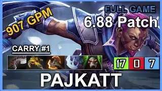 Pajkatt Anti-Mage 6.88 | 907 GPM | Full Game