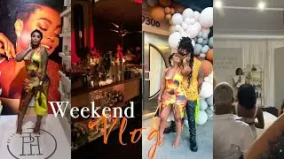 Weekend Vlog | Pool, Invited to Taraji P Henson Hair Event! Busy BET Weekend, Pop Up Events + more