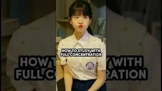 How to study with full concentration 📚😉 #studymotivation#focus #howto#study#howtofocous #studyhabits