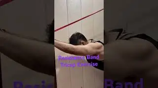 Resistance Band Workout | Tricep Workout With Band | Home Workout