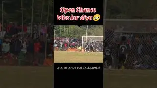 I missed the open chance.. #football