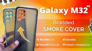 Samsung Galaxy M32 Best Smoke Cover by GearWale [Smooth & Durable)