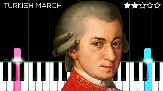 Mozart - Turkish March (Rondo Alla Turca) | EASY Piano Tutorial
