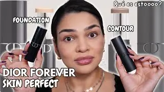 GASTE 80$ Y NO ME GUSTÓ 🫠 | PROBANDO DIOR FOREVER SKIN PERFECT FOUNDATION + CONTOUR