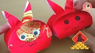 Angbao rabbit 🐰 origami rabbit from Hongbao