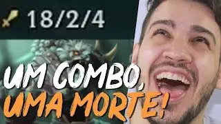 RENGAR &Eacute; O PODER DA JUNGLE! COMBOU &Eacute; MORTE!