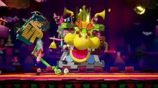 Yoshi's Crafted World | 30 Second Clip | Nintendo Switch Lite Gameplay