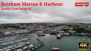 Exploring Brixham Marina & Harbour in 4K | Beautiful Drone Footage DJI Mini 4 Pro