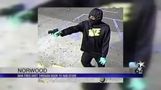 Robber shoots his way into a Norwood convenience store