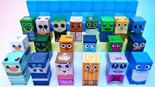 New Italian Brainrot toy Minecraft Magnetic unboxing Build Cubes ITALIAN BRAINROT Satisfying ASMR