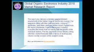 Global Organic Electronics Market Research Report 2018