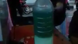 Pertamax di campur air