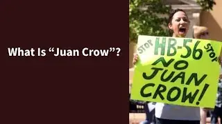 What is &ldquo;Juan Crow&rdquo;?