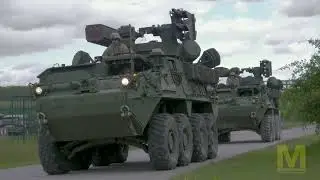 Multi-Role Stryker Armored Vehicle in Action