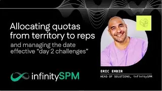 infinitySPM - Territory to Sales Rep Quotas