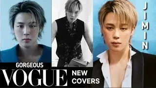 🩵✨JIMIN - NEW VOGUE COVERS, THE MOST STUNNING & CAPTIVATING BEAUTY. FEBRUARY ISSUE OF VOGUE🔥