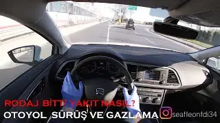 2020 Seat Leon 1.0 EcoTsi Manuel || Otoyol Sürüş Ve Gazlama || Rodaj Bitti || POV
