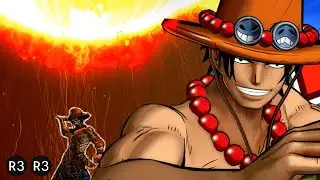 One Piece Burning Blood - Ace Complete Moveset