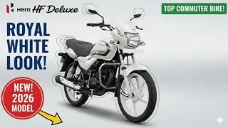 Hero HF Deluxe White Edition 2025 | Royal & Clean Look Bike Full Review