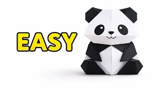 Origami Paper Panda | Easy DIY Tutorial for Beginners