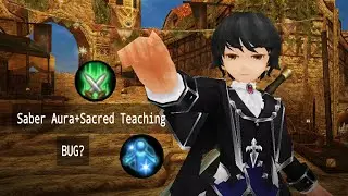 Toram Online | Dual Sword Sinergy of Saber Aura + Sacred Teaching | Bug or New Meta ?