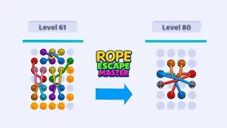 Rope Escape Master All Levels Walkthrough (Part 4) | No Commentary & No Music | Android Gameplay