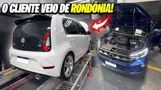 CLIENTE RODOU 2.800 KM PRA FAZER STG 3 NO VW UP TSI + NIVUS COM SOM ESTRANHO NA TURBINA!