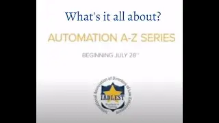 A-Z Automation Series for Law Enforcement Analysts: What's It All about?