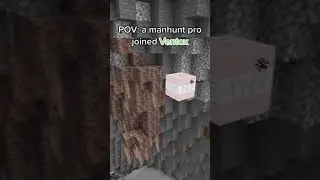 Minecraft Manhunt Pro Joined Ventox #shorts #minecraft