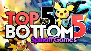 Pokemon Top 5 and Bottom 5 Spinoff Games with The4thGenGamer!