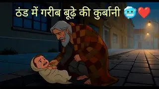 ठंड की रात, फटा कंबल और एक कुर्बानी | Emotional Story Hindi | Heart Touching Story | Cartoon Hindi