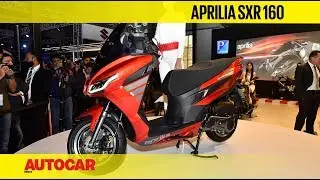 Auto Expo 2020 - Aprilia SXR 160 | Walkaround | Autocar India