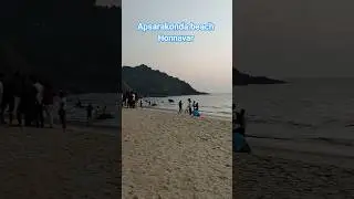 Apsarakonda Beach Honnavar 🏖️#shorts #viral #trending #karnataka