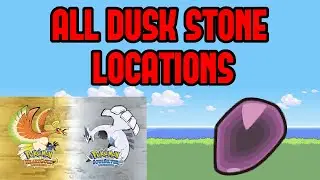 All Dusk Stone Locations in Pokemon Heartgold/Soulsilver