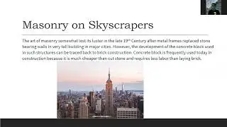 Masonry for construction