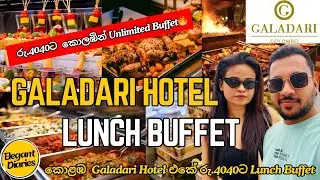 රු.4040ට කොළඹ Galadari Hotel එකේ Lunch Buffet එකක්🍕🍗🥓 |Unlimited Lunch Buffet Colombo