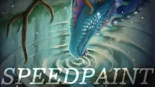 SPEEDPAINT || Pools || Suntide - Wings of Fire OC