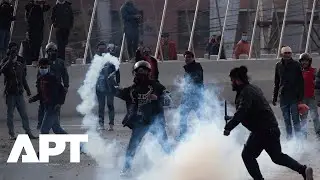 Police Fire Tear Gas at Stone-Throwing Protesters in Nepal | Kathmandu Protests Turn Deadly | APT