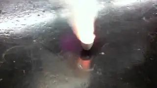 Rocket Candy (Sugar + Potassium Nitrate) Propellant 1g Burn Test