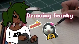 Drawing Frankie from peach riot speed draw