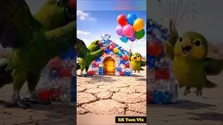 The Parrots&rsquo; Shimmering Gemstone Palace ✨🦜 | Built in the Desert | AI Story #ai #parrot #tweening