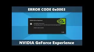 решение ошибки с видео нвидиа |fix 2025