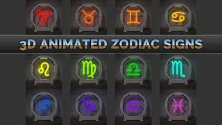 3D Animated Zodiac Signs