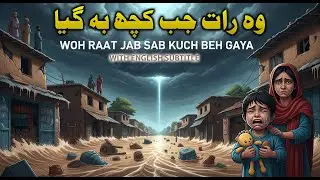 Wo Raat Jab Sab Kuch Beh Gaya | Swat Flood Story 2025 | Urdu Kahani with English Subtitle